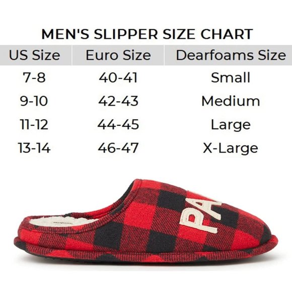 Dearfoams Men's Papa Bear Slipper Size Medium US 9-10 New - Picture 2 of 9